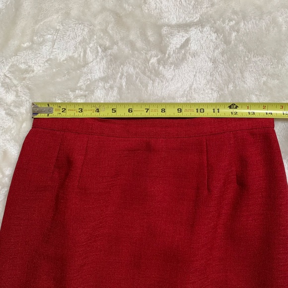 Cherry Red Petite Two-Piece 4 button Suit - Picture 8 of 8